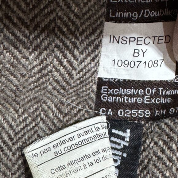 Danier Soft Leather Jacket Coat Brown Thinsulate Lining Men's Size S - Picture 16 of 16